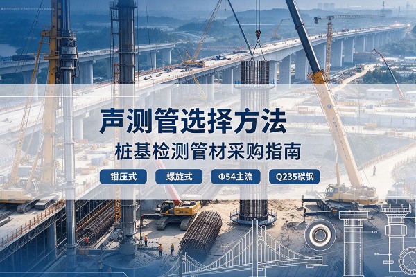 高陵声测管选型标准