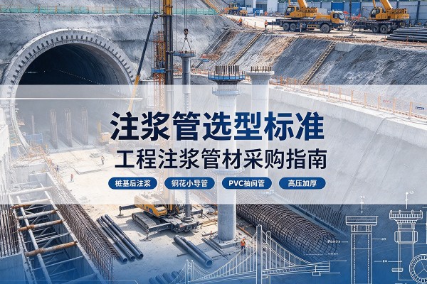 高陵注浆管选型标准