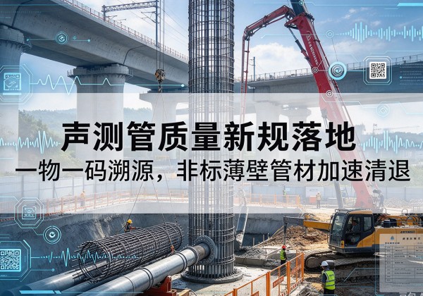 高陵声测管质量新规落地，一物一码溯源，非标薄壁管材加速清退