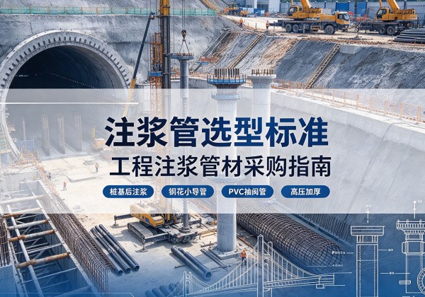 高陵注浆管选型标准
